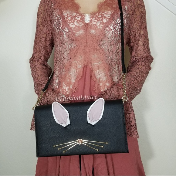 NWT KATE SPADE RABBIT BUNNY HOP TO IT CROSSBODY - Picture 5 of 8